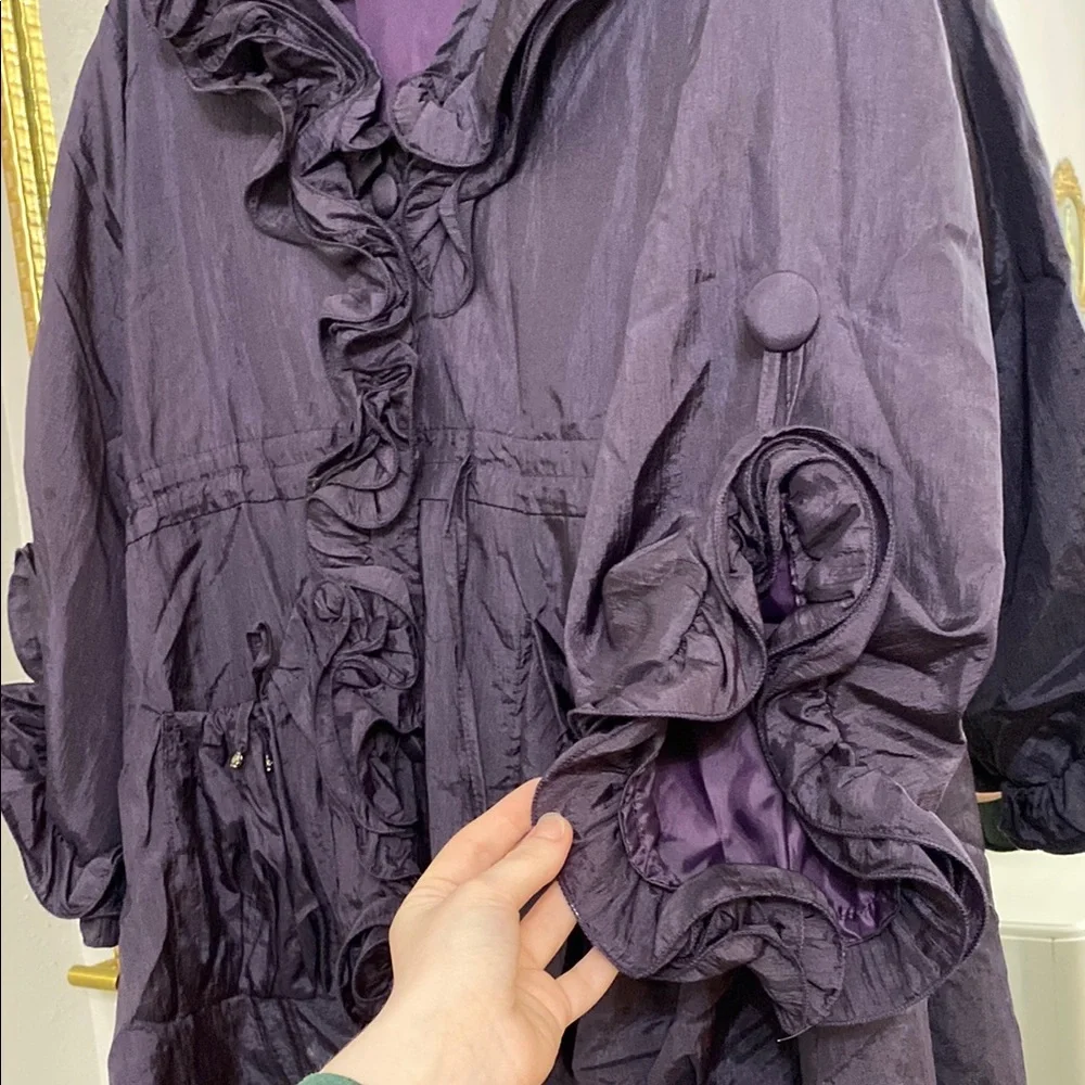 Purple Ruffled Jacket - Picture 4 of 5